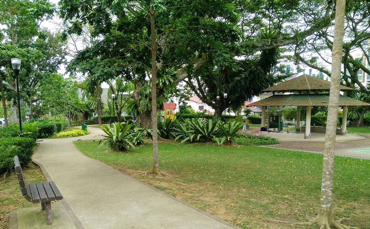 The park where Wanderlodge dogs are walked